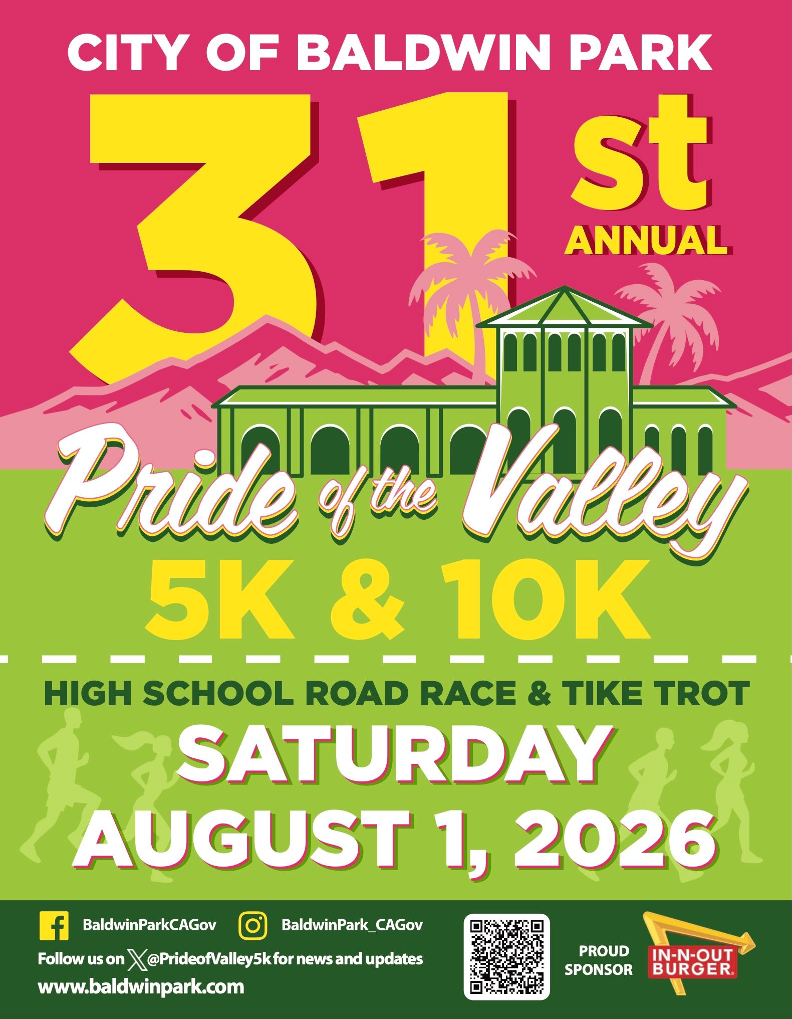 31st Annual Pride of theValley 5K & 10K